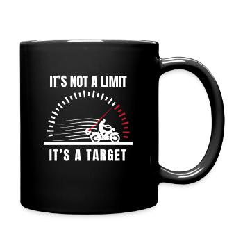 motorrad - Tasse einfarbig - Schwarz - Rechts