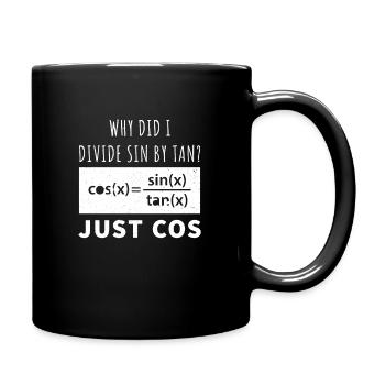mathe - Tasse einfarbig - Schwarz - Rechts