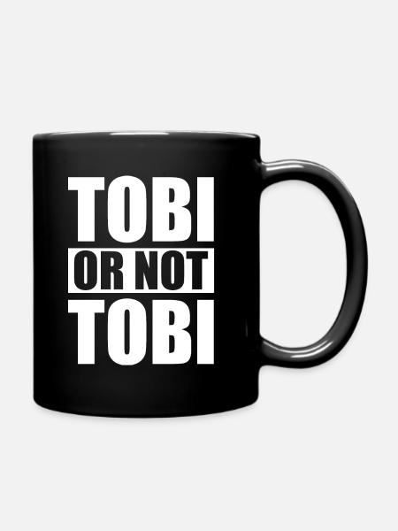 Tobi or not Tobi - Design - Tasse einfarbig - Schwarz