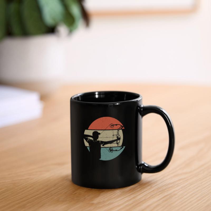 Bogenschießen Bogenschütze Compoundbogen Bogen Tasse einfarbig