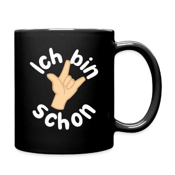 3. GEBURTSTAG ICH BIN SCHON 3 - Tasse einfarbig - Schwarz - Rechts