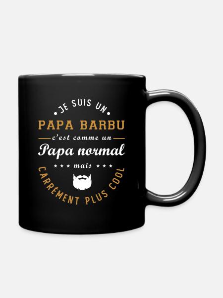 PAPA BARBU Cadeau papa - Mug uni - noir