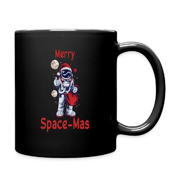 Cadeau d'univers garçon astronaute de Noël - Mug uni - noir - Droite