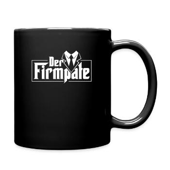 Der Firmpate Firmung Onkel Pate Geschenk Patenkind - Tasse einfarbig - Schwarz - Rechts