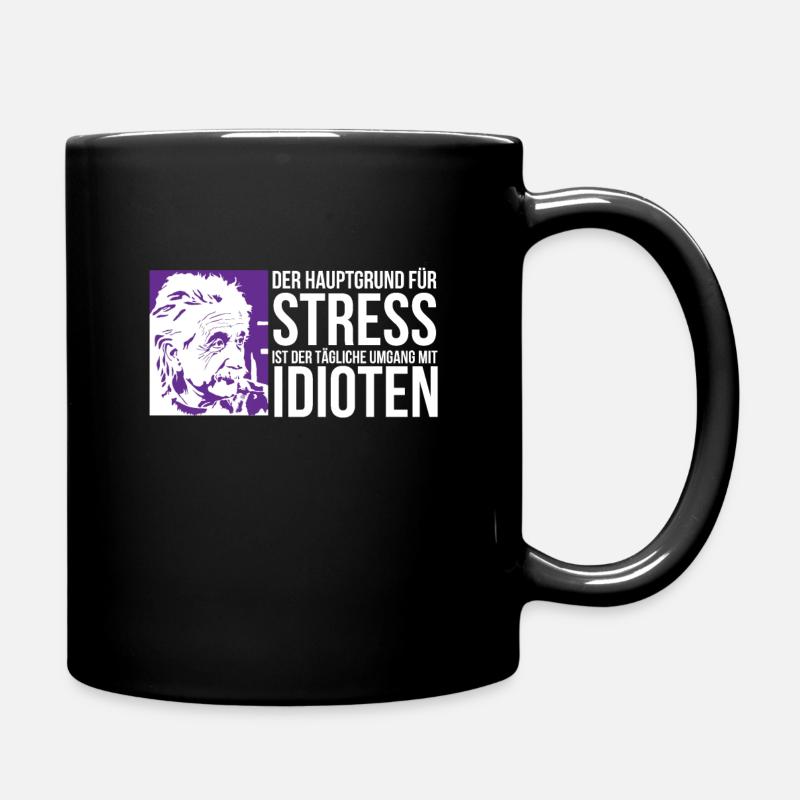 Lustig - Tasse einfarbig - Schwarz