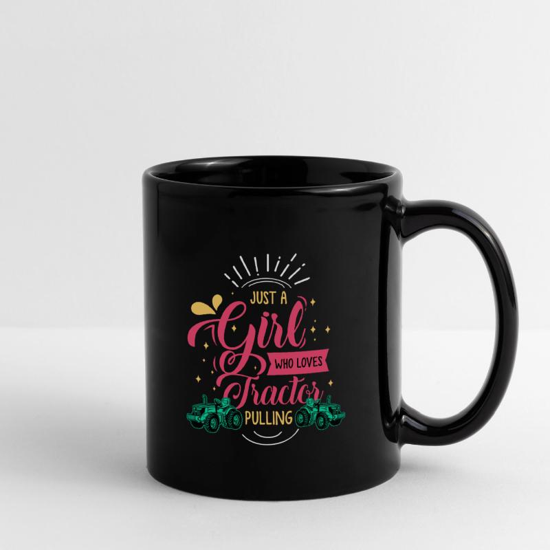 tractor pulling, tractor pulling pulling, drag, Tasse einfarbig