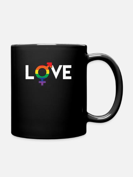 Rainbow Vêtements LGBT Homme LGBTQ Gay Pride Tenue - Mug uni - noir