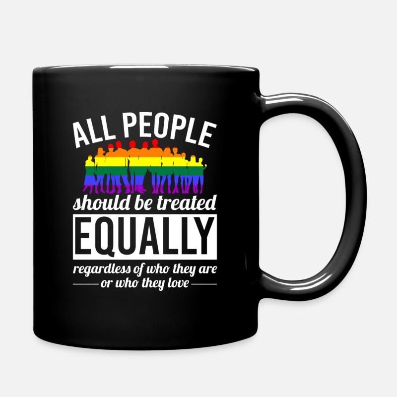 Gay Pride - Tasse einfarbig - Schwarz