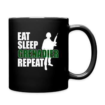 Grenadier Panzergrenadier Soldier Gift - Full Colour Mug - black - Right