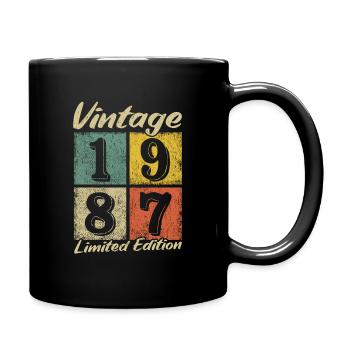 Legendary since 1987 - year of birth 1987 vintage - Full Colour Mug - black - Right