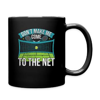 Tennis - Mug uni - noir - Droite