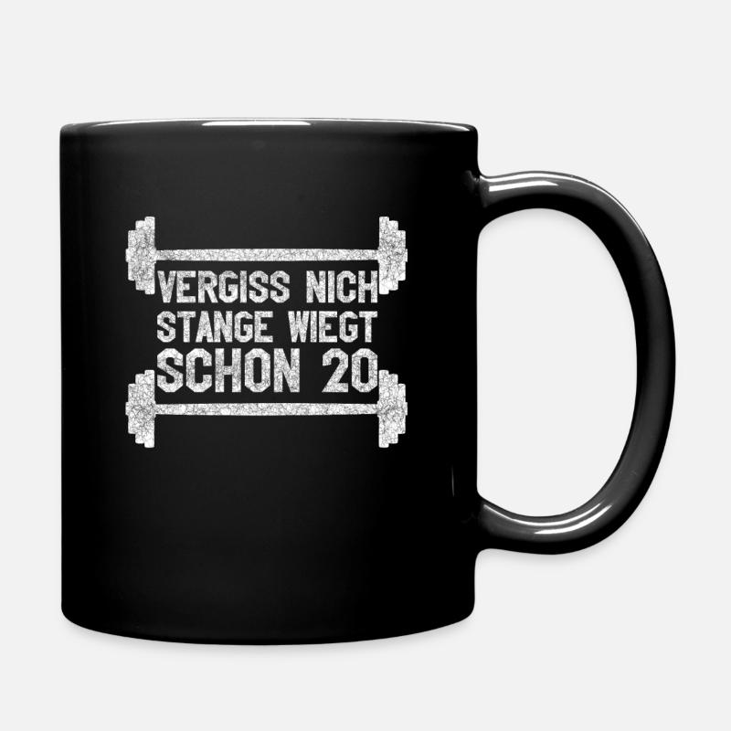 Bodybuilding vintage Pumper Sprüche Geschenkidee - Tasse einfarbig - Schwarz