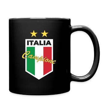 Italien Campione Fußball Trikot Geschenk - Tasse einfarbig - Schwarz - Rechts