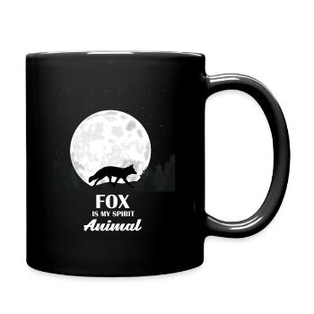 Fox - Full Colour Mug - black - Right