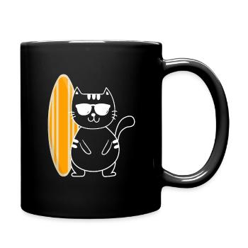 Surf Surfer Surfer - Mug uni - noir - Droite