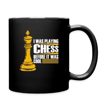 Chess chess piece - Full Colour Mug - black - Right