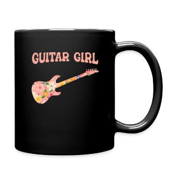 Guitare électrique Guitare électrique Guitariste Guitare - Mug uni - noir - Droite