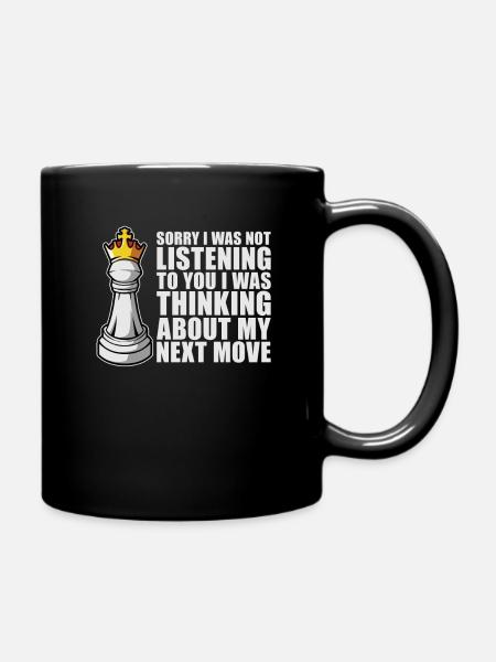 Pièce d’échecs - Mug uni - noir