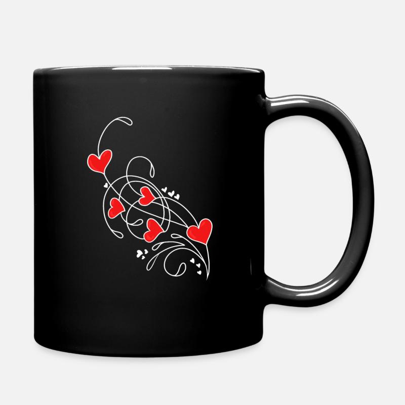 Valentine's Day Valentine's Day - Full Colour Mug - black