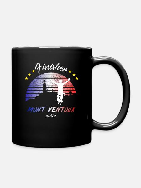 Rennrad und Radsport Mont Ventoux: Finisher ! - Tasse einfarbig - Schwarz