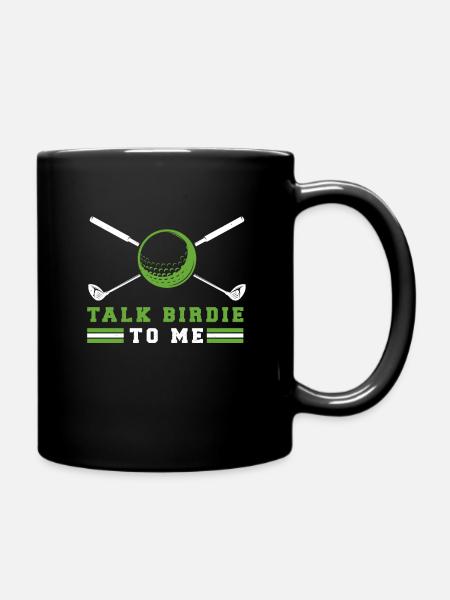 Golf Golfer Golfspieler Golfen Golfplatz - Tasse einfarbig - Schwarz