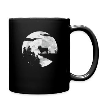 Chien Bouledogue - Mug uni - noir - Droite