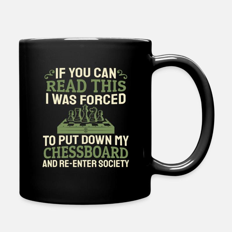 Pièce d’échecs - Mug uni - noir