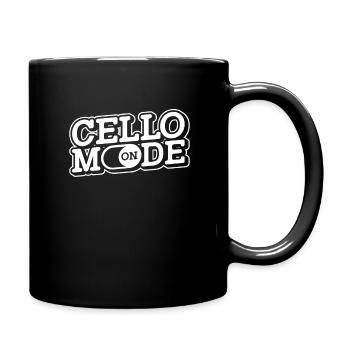 Cello Cellist Cellistin - Full Colour Mug - black - Right