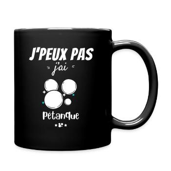 Petanque Passion - Full Colour Mug - black - Right