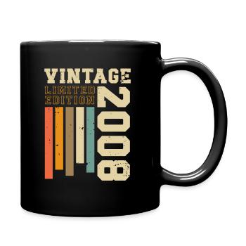 Vintage 2008 Vintage Retro Cadeau d’anniversaire - Mug uni - noir - Droite