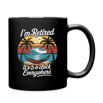 Summer Cruise 2025 Retreat - Full Colour Mug - black - Right