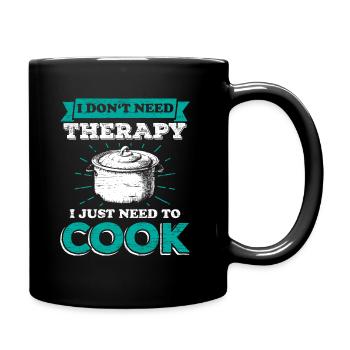 Cuisiner - Mug uni - noir - Droite