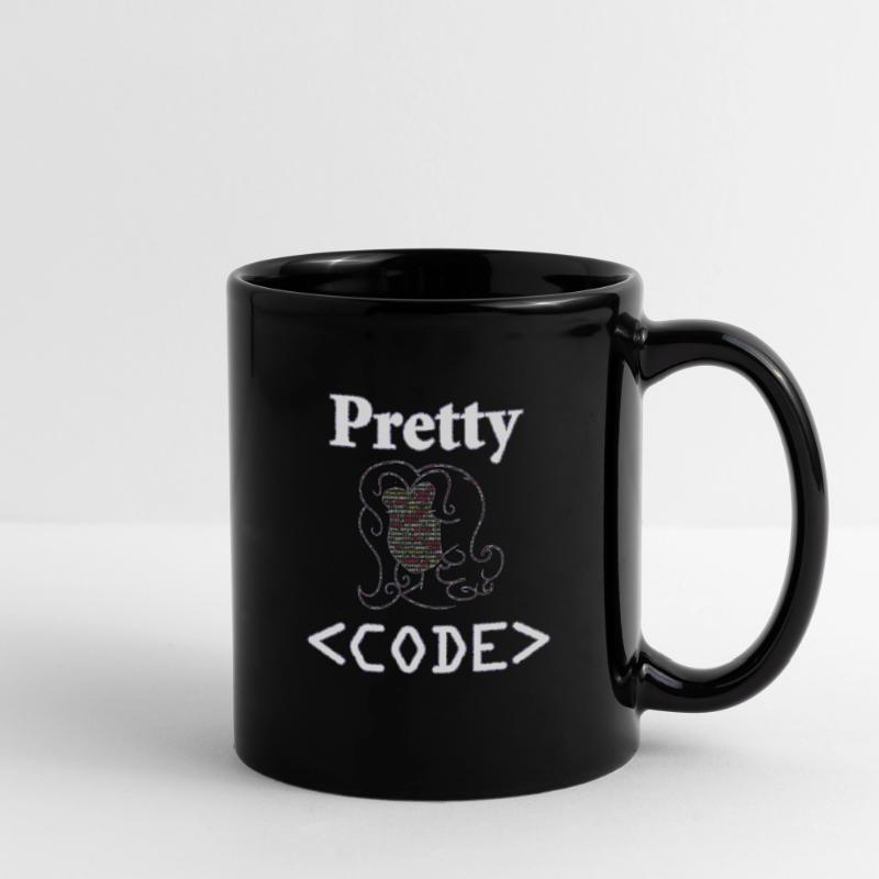 Programmierer, Pretty Code, Geschenk Tasse einfarbig