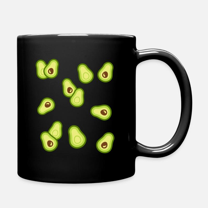 Avocado - Tasse einfarbig - Schwarz