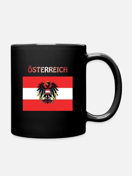 Drapeau autrichien Autriche Autriche Autriche - Mug uni - noir