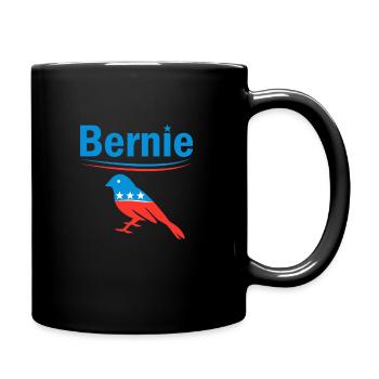 Bernie Sanders BlueBird 2020 Election President - Full Colour Mug - black - Right