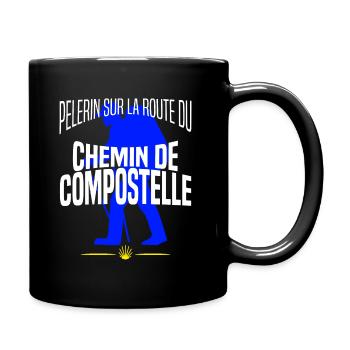 Chemin de compostelle - Randonnée - Mug uni - noir - Droite