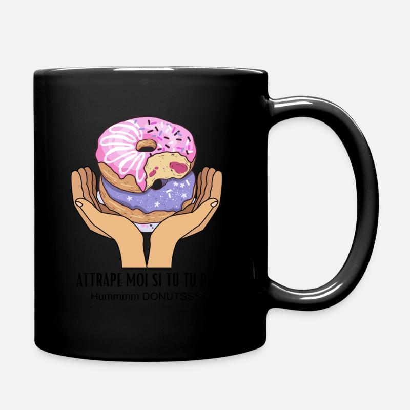 DONUTS - Mug uni - noir