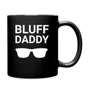 Bluff Daddy Poker T-Shirt - Tasse einfarbig - Schwarz - Rechts
