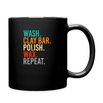 Car Detailer Detailing Car Care Car Laundry - Full Colour Mug - black - Right