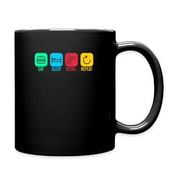 Car Detailer Car Care Car Detailing Expert - Full Colour Mug - black - Right