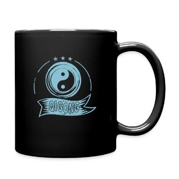 Qigong Chigong Traditionalle Meditatio chinois - Mug uni - noir - Droite