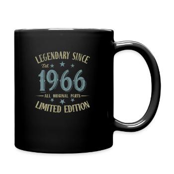 Legendary since born in 1966 Birthday - Full Colour Mug - black - Right