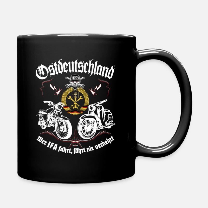Simson Mopedkult Ostdeutschland - Tasse einfarbig - Schwarz
