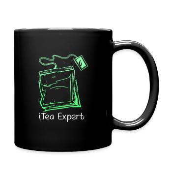Informatiker Spruch It Experte Computer Nerd Admin - Tasse einfarbig - Schwarz - Rechts