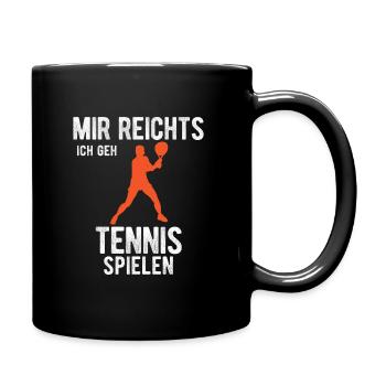 Volleyballer Hallenvolleyball Volleyball Beachvoll - Tasse einfarbig - Schwarz - Rechts