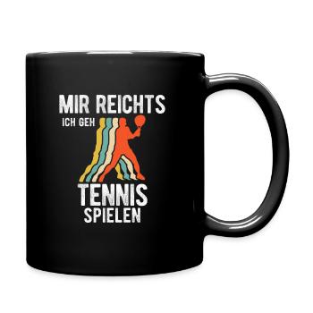 Volleyballer Hallenvolleyball Volleyball Beachvoll - Tasse einfarbig - Schwarz - Rechts