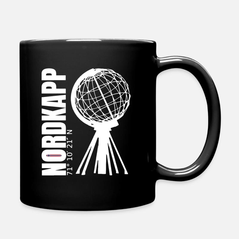Nordkapp - Nordkap - North Cape - Tasse einfarbig - Schwarz