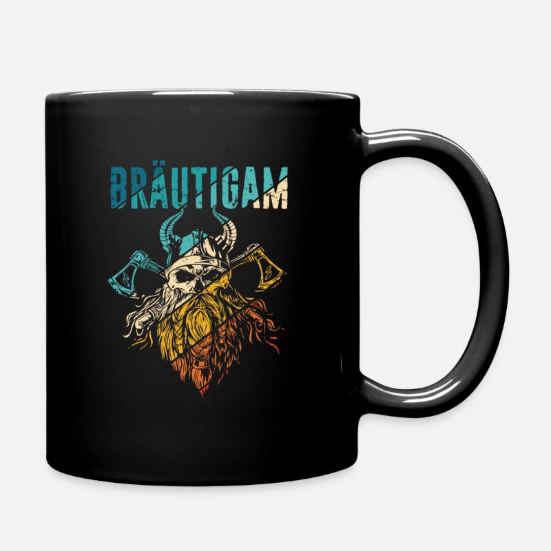 Bräutigam Junggesellenabschied JGA Geschenk - Tasse einfarbig - Schwarz