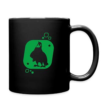 Aigle - Oiseau de proie - Faucon - Vautour - Mug uni - noir - Droite